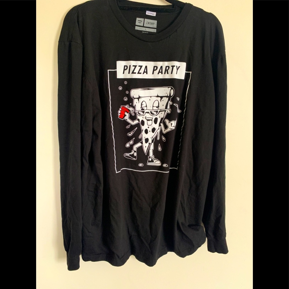 CHOMP Surf Wave T-Shirt PIZZA PARTY